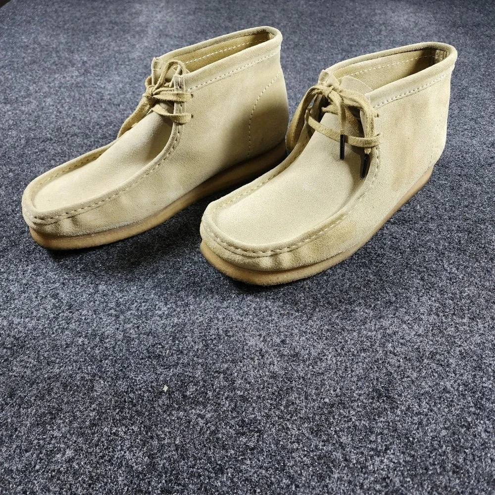 Clarks Originals Wallabee Mens Maple Suede Moccasin Boots Size 13 261555167120